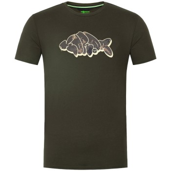 KORDA Outline Tee Dark Olive T-Shirt T-krekls