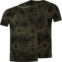 KORDA Tie Dye Tee Dark Olive T-Shirt T-krekls