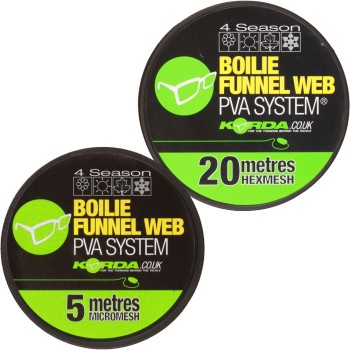 KORDA Boilie Funnel Web PVA System Refills Rezerves siets 