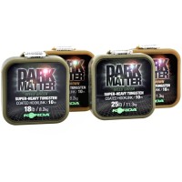 KORDA Dark Matter Tungsten Coated Braid Pavadiņa materiāls, svērts