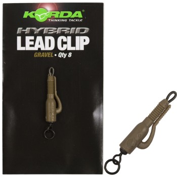 KORDA Hybrid Lead Clip Drošības klips ar griezuli un gredzenu