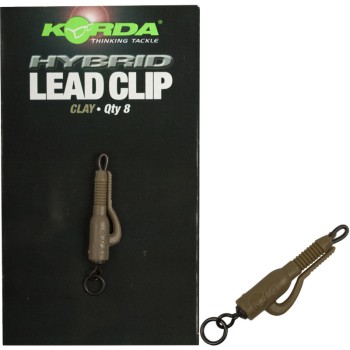 KORDA Hybrid Lead Clip Drošības klips ar griezuli un gredzenu