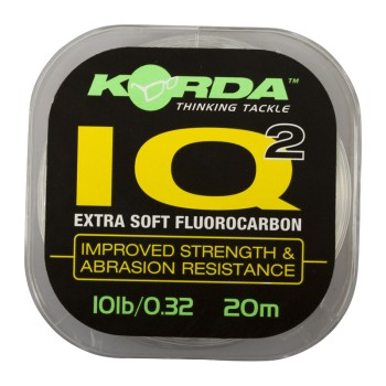 KORDA IQ2 Extra Soft Fluorocarbon Pavadiņa materiāls (mīksts fluorokarbons)