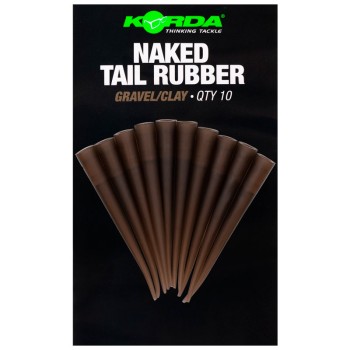 KORDA Naked Tail Rubber Pagarināts konuss drošības klipsim