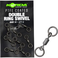 KORDA PTFE Double Ring Swivel Griezulis ar diviem gredzeniem ar PTFE pārklājumu