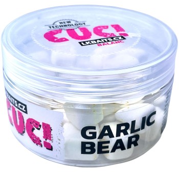 LK Baits CUC! Nugget Balanc Fluoro Garlic Bear Āķēsma ar neitrālu peldspēju (Lāča ķīploks) 10 mm