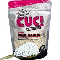 LK Baits CUC! Nugget Bear Garlic Samitrināti nageti barotavām (Lāču ķīploks) 2mm, 600g