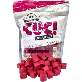 LK Baits CUC! Nugget Bloodworm Iebarošanas nageti (Asins tārps) 10 mm, 1kg