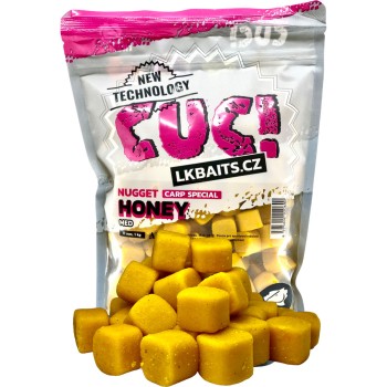 LK Baits CUC! Nugget Carp Honey Iebarošanas nageti (Medus) 17 mm, 1kg