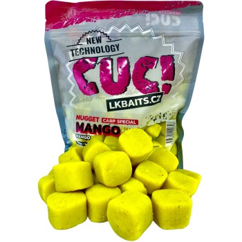 LK Baits CUC! Nugget Carp Mango Iebarošanas nageti (Mango) 17 mm, 1kg