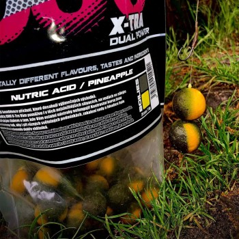 LK Baits DUO X-Tra Nutric Acid/Pineapple Boilies Boilas (Uzturskābe/Ananāss)