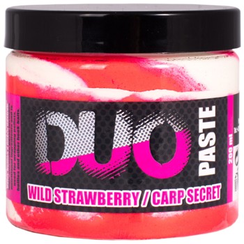 LK Baits DUO X-Tra Wild Strawberry/Carp Secret Paste Pasta (Meža zemene/Karpu noslēpums) 200ml