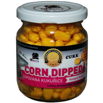 LK Baits Hungary Honey Dipped Corn Āķa kukurūza dipā (Ungārijas medus) 220ml