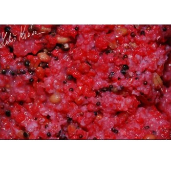 LK Baits IQ Method Feeder Turbo Mix Cherry Sasmalcinātu graudu maisījums (Ķirsis) 1.5 kg
