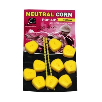 LK Baits Neutral Corn (Pop-Up) Mākslīgā, peldošā kukurūza
