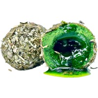 LK Baits Nutrigo Amur Spirulina Grass Āķa ēsma ar neitrālu peldspēju un šķidru pildījumu (Spirulīna) 150ml, 20mm