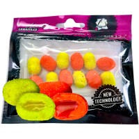 LK Baits Nutrigo Wafters Fruit Mix Āķa ēsma ar neitrālu peldspēju un šķidru pildījumu (Augļu mix) 12gab, 14mm