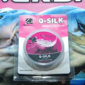 LK Baits Q-Silk Super Soft Braided Hooklink Pavadiņa materiāls 20m