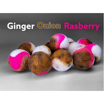 LK Baits Smoothie Ginger/Onion/Rasberry Pop-Up Boilas peldošās (Ingvers/Sīpols/Avene)
