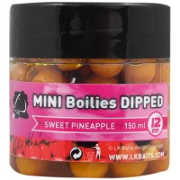LK Baits Sweet Pineapple Mini Boilies in Dip 12mm