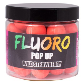 LK Baits Wild Strawberry Pop-Up Fluoro Boilas peldošās (Meža zemene)