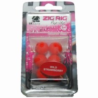 LK Baits ZIG RIG Pop–Up Wild Strawberry Peldošās putu boilas priekš Zig-Rig (Meža zemene) 14mm
