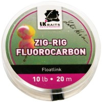 LK Baits Zig-Rig Fluorocarbon Pavadiņa materiāls priekš Zig-rig 20m