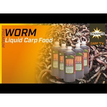 Dynamite Baits Premium Worm Liquid Carp Food Šķirdā barība (Tārpi) 1000ml