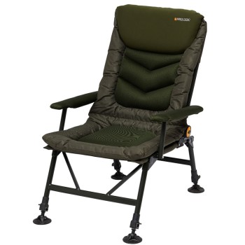 Prologic INSPIRE Relax Recliner Chair With Armrests 140kg Krēsls