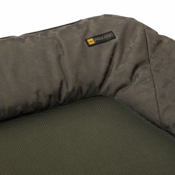 Prologic Inspire Relax Recliner 6 Leg Bedchair Saliekamā gulta ar regulējamu slīpuma leņķi