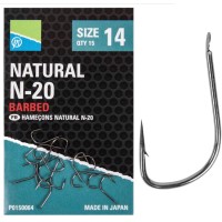 Preston Innovations Natural N-20 Barbed Hooks