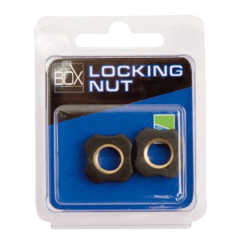 Preston Innovations Offbox Locking Nut Bloķēšanas uzgrieznis stiprinajumiem (2gab)