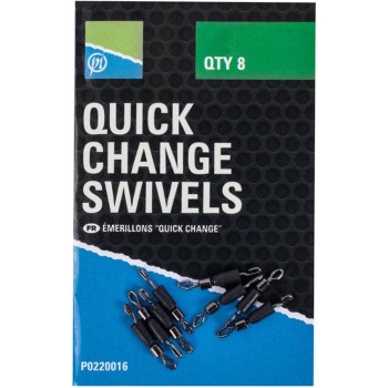 Preston Innovations Quick Change Swivels Ātrās maiņas griezulis
