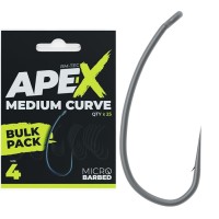 RidgeMonkey Ape-X Medium Curve Bulk Pack Hooks Āķi karpu (25gb)