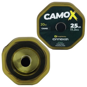 RidgeMonkey Connexion CamoX Stiff Coated Hooklink Pavadiņa materiāls