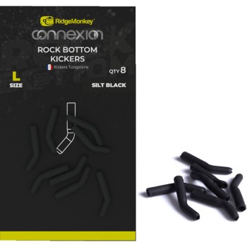 RidgeMonkey Connexion Rock Bottom Kickers Volframa silikona caurulīte āķim