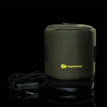RidgeMonkey Ecopower USB Heated Gas Canister Cover Soma apsildama gāzes balonam