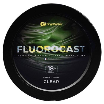 RidgeMonkey FluoroCast Fluoro Coated Mainline Karpu aukla no fluorokarbona