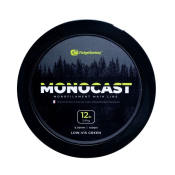 RidgeMonkey MonoCast Monofilament Main Line Karpu mono aukla