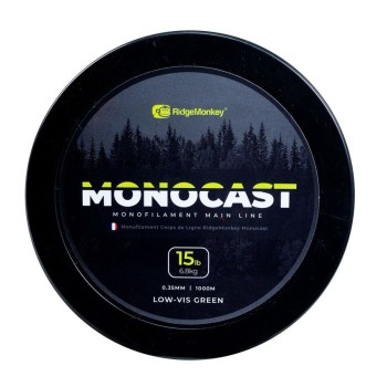 RidgeMonkey MonoCast Monofilament Main Line Karpu mono aukla