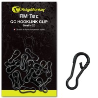 RidgeMonkey RM-Tec Quick Change Hooklink Clip Karabīne ātri atbrīvojama