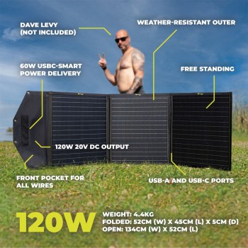 RidgeMonkey Vault C-Smart PD 120W Solar Panel Saules panelis 