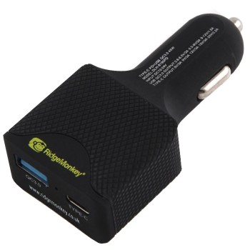 RidgeMonkey Vault 45W USB-C PD Car Charger Automašīnas adapteris uzlādēšanai 45W 