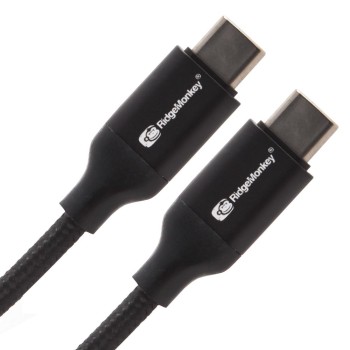 RidgeMonkey Vault USB-C to C Cable Kabelis ar USB-C spraudņiem 1m