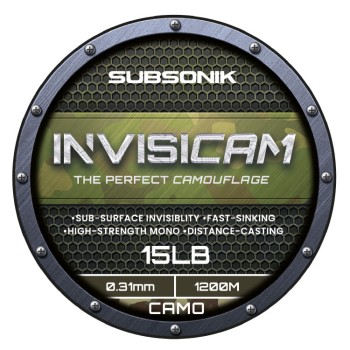 SONIK Subsonik Invisicam Mainline 1200m Maskēta aukla