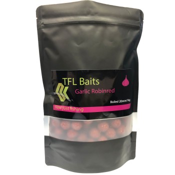 TFL Baits Garlic Robinred Boilies Boilas (Ķiploks un Robin Red) 1kg, 20mm