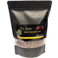 TFL Baits Spicy Squid & Krill Boilies 1kg, 20mm