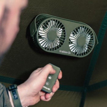 TRAKKER Remote Bivvy Fan Telts ventilators ar tālvadības pulti