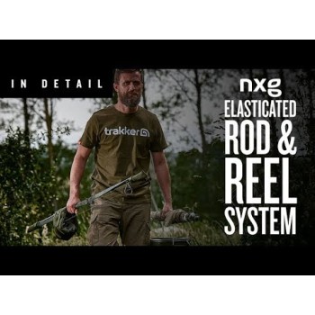 TRAKKER NXG Elasticated Rod & Reel System Spoles un makšķeres aizsargsoma