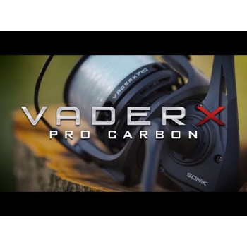 SONIK VaderX Pro Carbon 10000 Carp Reel Spole ar ātru sajūgu